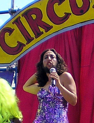 Bearded Woman: Photograph of Jennifer Miller, 2025. Photograph by David Shankbone via Wikimedia Commons (CC BY 2.5).
