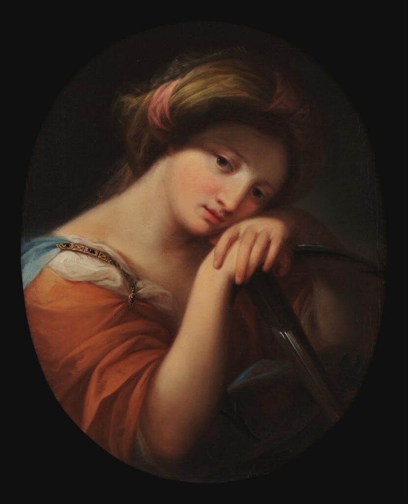 Angelica Kauffman paintings: Angelica Kauffman, Allegory of Hope, 1765, Accademia di San Lucca, Rome, Italy.
