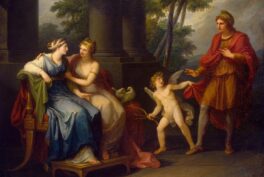 Angelica Kauffman. Angelica Kauffman, Venus Persuading Helen to Love Paris, 1790, Hermitage Museum, Saint Petersburg, Russia.