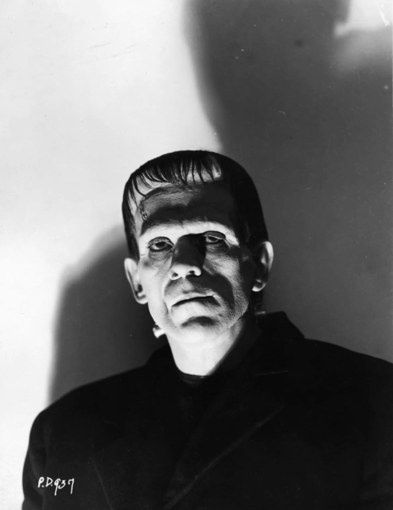 halloween monsters: Boris Karloff as The Monster in Frankenstein, directed by James Whale, 1931. IMDb.

