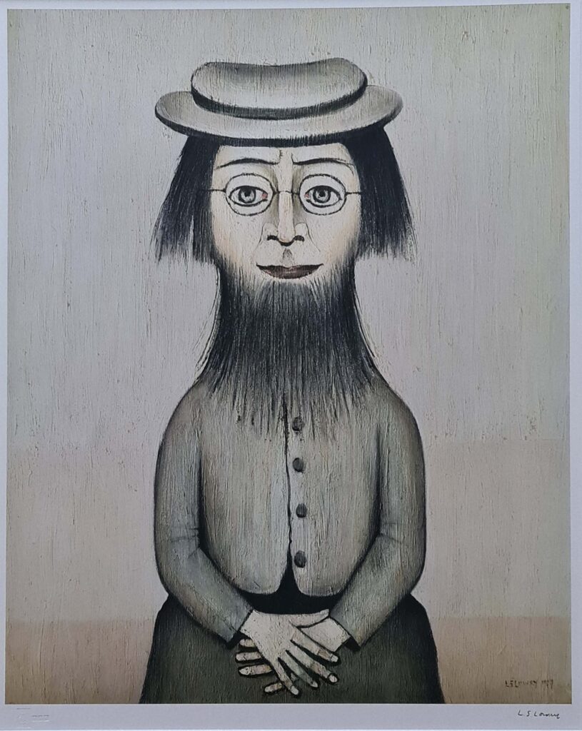 Bearded Woman: L. S. Lowry, Woman with Beard, 1975. Artist’s website.
