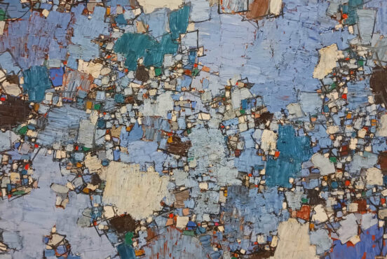 Natalia Dumitresco, Gris et Blanc, ca 1960, Musée d'Art Moderne de Paris, Paris, France. Detail.