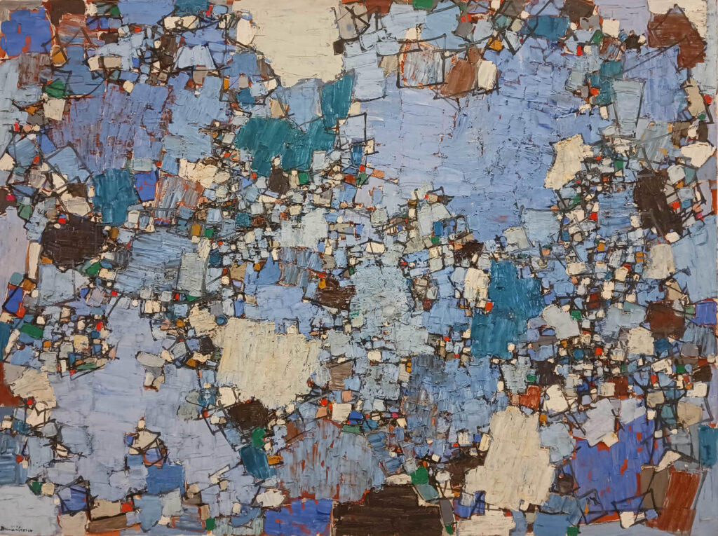 Natalia Dumitresco: Natalia Dumitresco, Gris et Blanc, c. 1960, Musée d’Art Moderne de Paris, Paris, France.
