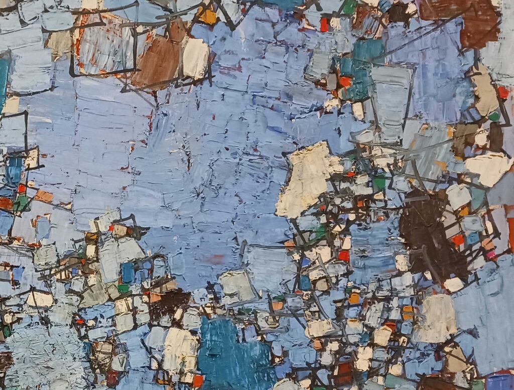 Natalia Dumitresco: Natalia Dumitresco, Gris et Blanc, c. 1960, Musée d’Art Moderne de Paris, Paris, France. Detail.
