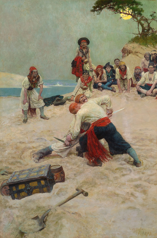 Howard Pyle: Howard Pyle, Who Shall Be Captain, 1908, Delaware Art Museum, Wilmington, DE, USA. Museum’s website.
