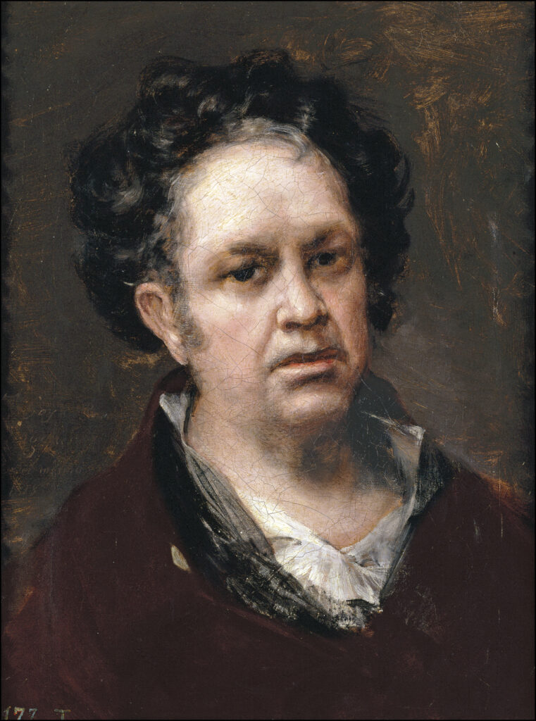 painters pigments: Francisco Goya, Self-Portrait, 1815, Museo del Prado, Madrid, Spain. Wikimedia Commons (public domain).
