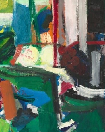 Grace Hartigan: Grace Hartigan, Summer Street (detail), 1956, National Gallery of Art, Washington, DC.
