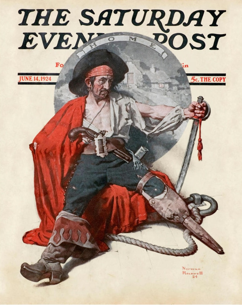 Howard Pyle: Norman Rockwell, Thoughts of Home, 1924, Norman Rockwell Museum, Stockbridge, MA, USA. Museum’s website.
