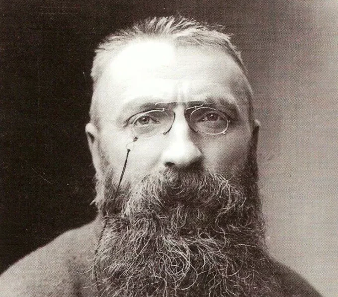 Auguste Rodin sculptures: Nadar, Auguste Rodin, 1891. Sotheby’s. Detail.
