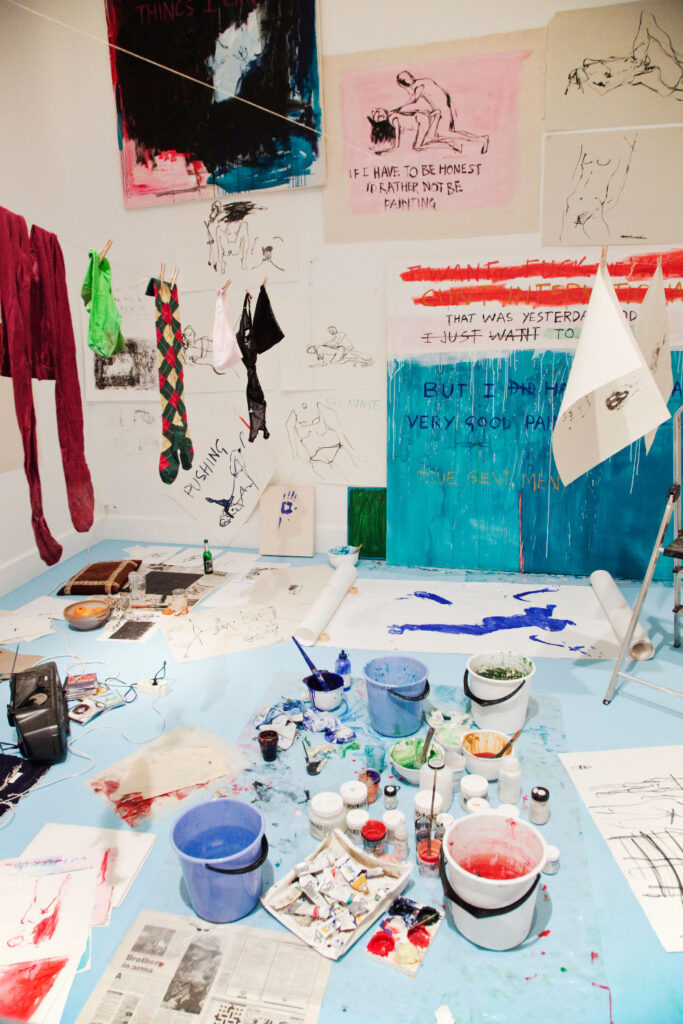 Tracey Emin artworks: Tracey Emin, Exorcism of the Last Painting I Ever Made, 1996. © Tracey Emin. All rights reserved, DACS 2025. Aware Women Artists.
