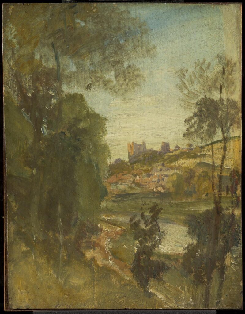 painters pigments: Joseph Mallord William Turner, Guildford from the Banks of the Wey, c. 1805, Tate, London, UK.
