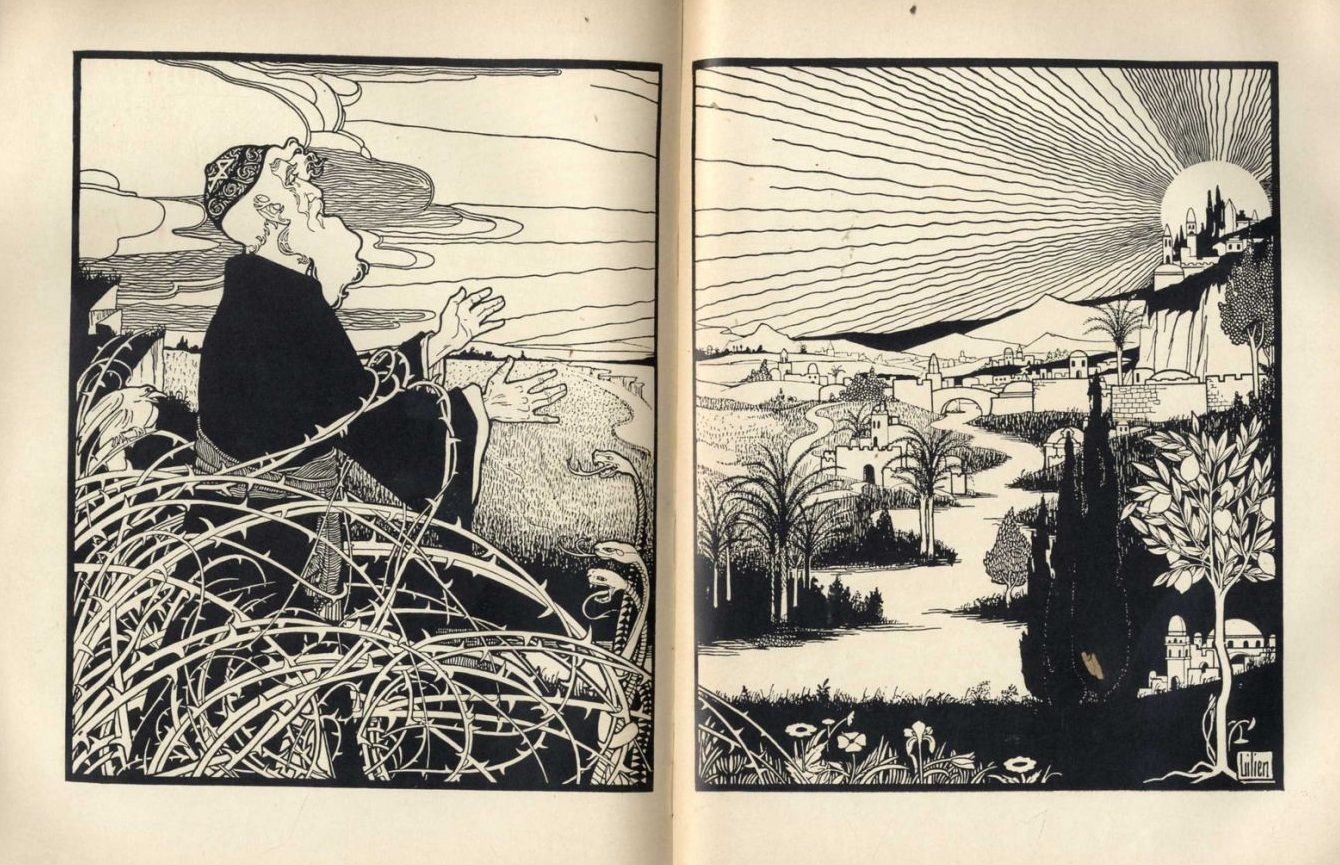Art Nouveau Illustrations of Ephraim Moses Lilien