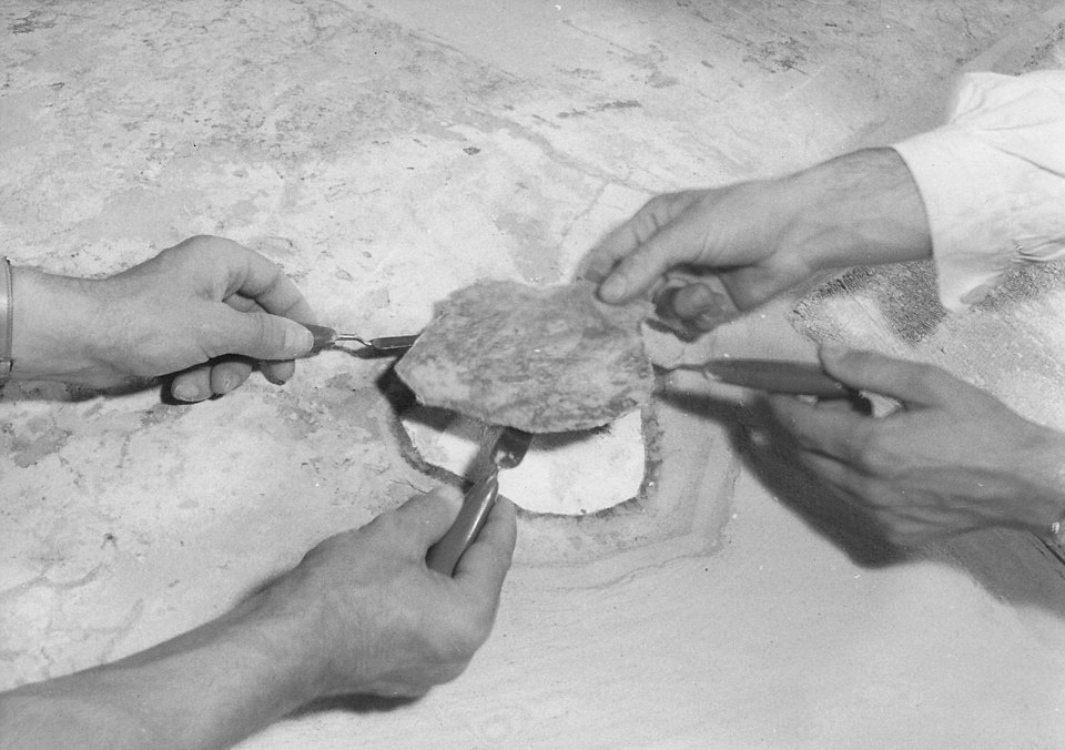Faras: Excavations at Faras, 1960s, National Museum in Warsaw, Warsaw, Poland. Photograph by Tadeusz Biniewski.
