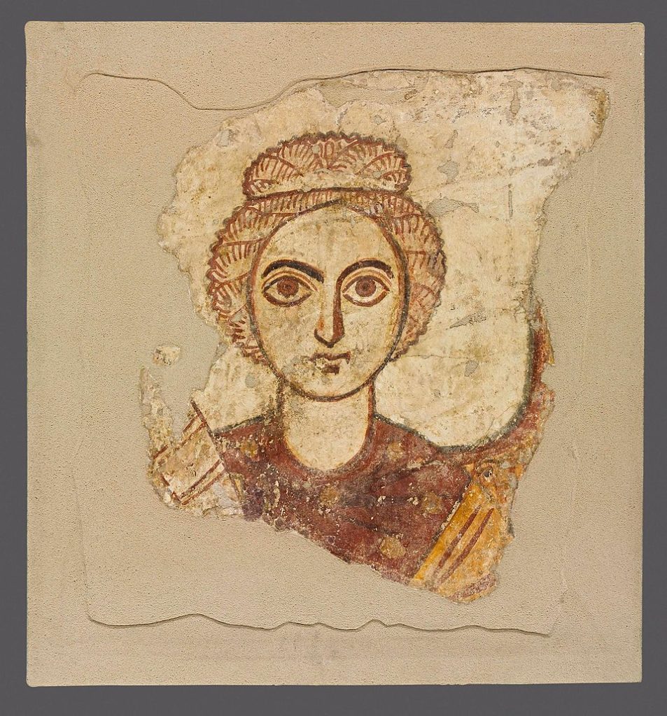 Faras: Archangel Michael, 8th century, National Museum in Warsaw, Warsaw, Poland.
