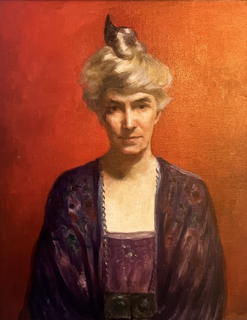 Betsy Graves Reyneau: Betsy Graves Reyneau, Portrait of Suffragist Eunice Dana Brannan, 1922, Belmont-Paul Women’s Equality National Monument, Washington, DC, USA. Photograph by the author.
