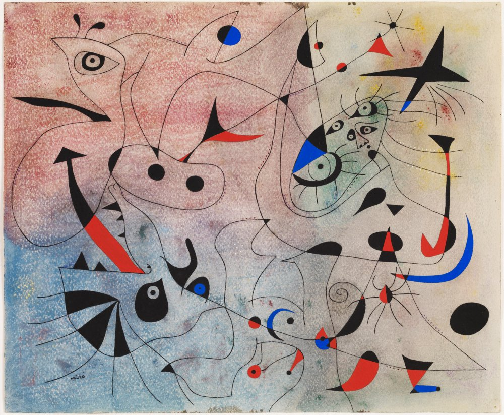 Kandinsky Sky Blue: Joan Miró, Morning star (L’Etoile matinale), 1940, Fundación Joan Miró, Barcelona, Spain.
