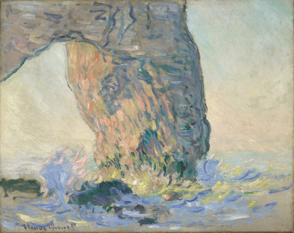 paint tube: Claude Monet, Waves at the Manneport, ca. 1885, North Carolina Museum of Art, Raleigh, NC, USA.
