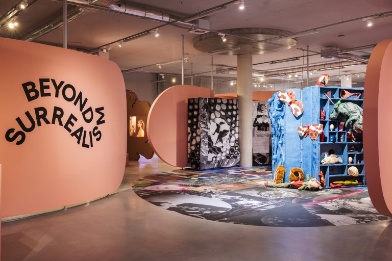 Beyond Surrealism: Exhibition view of Beyond Surrealism, Museum Boijmans Van Beuningen, Rotterdam, Netherlands. Photograph by Natascha Libbert. Press materials.
