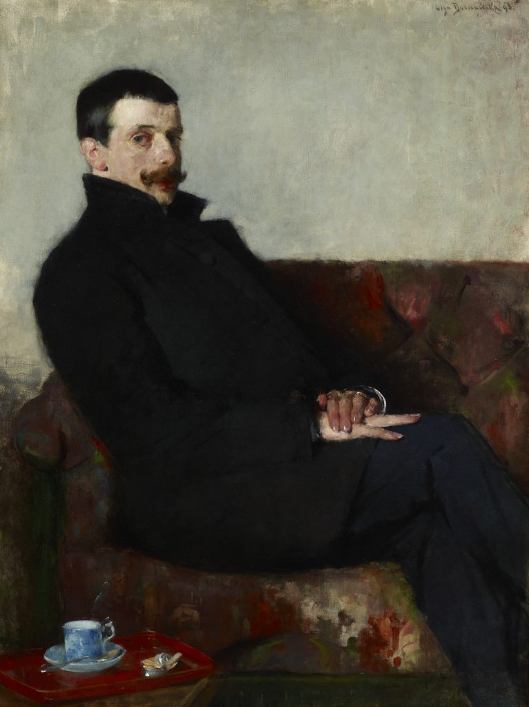 Olga Boznańska paintings: Olga Boznańska, Portrait of Paul Nauen, 1893, National Museum in Kraków, Kraków, Poland. Museum’s website.
