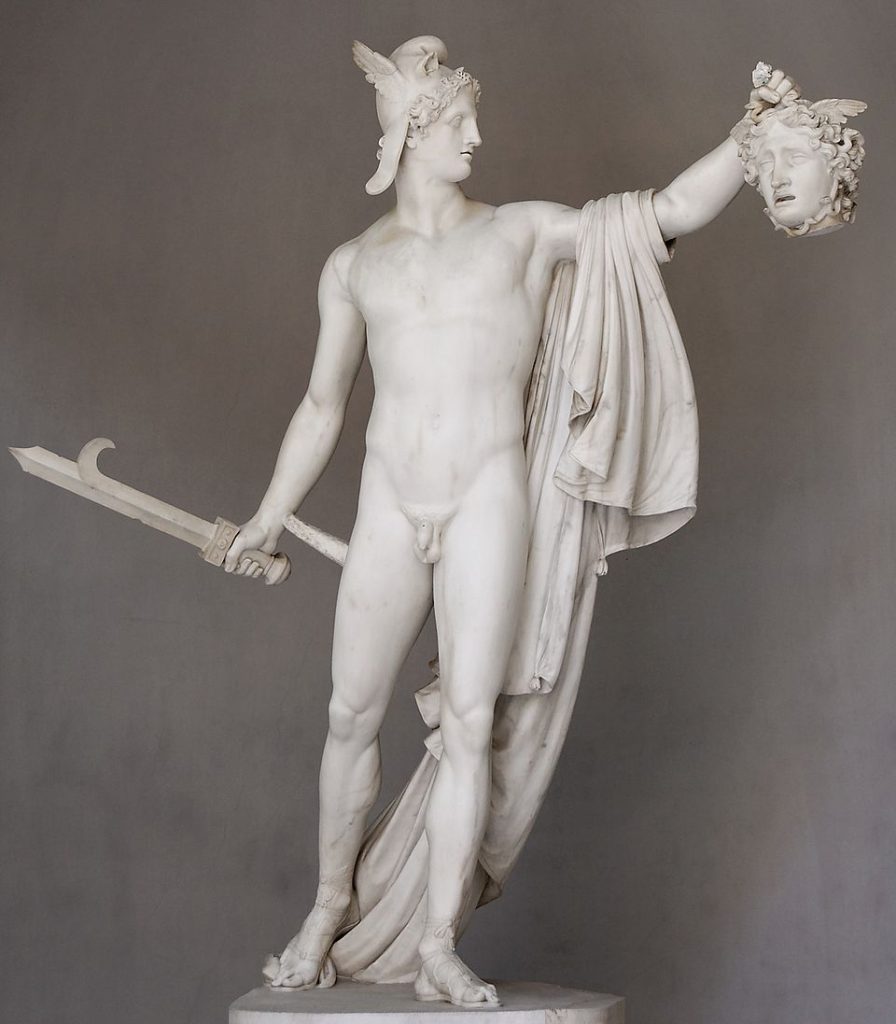 canova horse: Antonio Canova, Perseus Holding the Head of Medusa, c. 1800, Vatican Museums, Vatican City.
