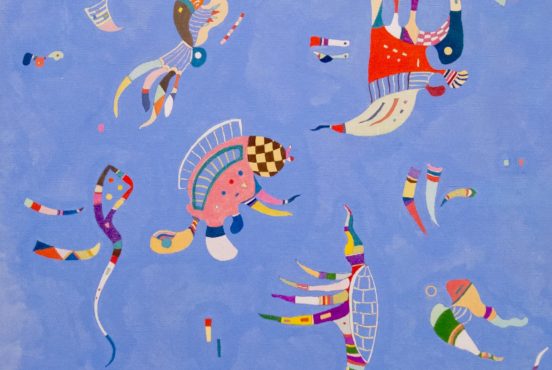 Vassily Kandinsky, Bleu de ciel, 1940, Musée National d'Art Modern, Paris, France (Detail)