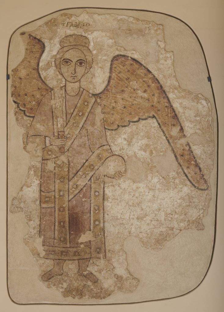 Faras: Archangel Gabriel, 8th century, National Museum in Warsaw, Warsaw, Poland.
