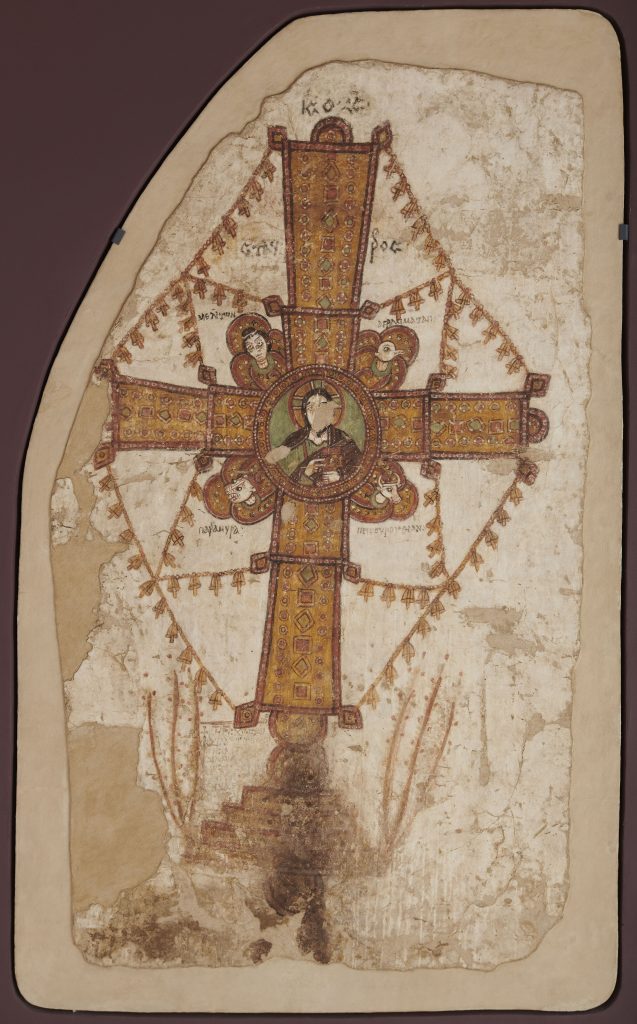 Faras: Maiestas Crucis, 11th century, National Museum in Warsaw, Warsaw, Poland.
