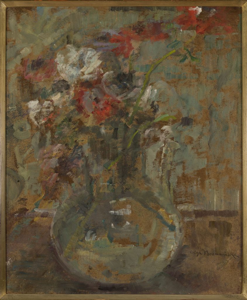 Olga Boznańska paintings: Olga Boznańska, Poppies, after 1920, National Museum in Warsaw, Warsaw, Poland. Museum’s website.

