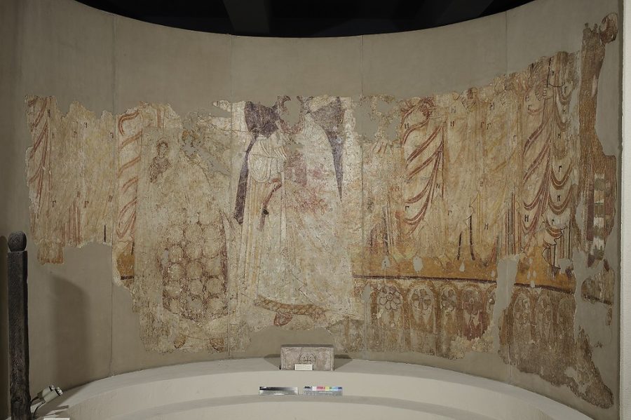 Faras: Cathedral Apse at the Faras Gallery, National Museum in Warsaw, Warsaw, Poland. Photograph by Piotr Ligier. Courtesy of the National Museum in Warsaw.
