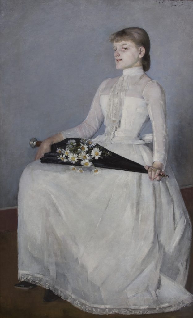 Olga Boznańska paintings: Olga Boznańska, From a Walk, 1889, National Museum in Kraków, Kraków, Poland. Museum’s website.
