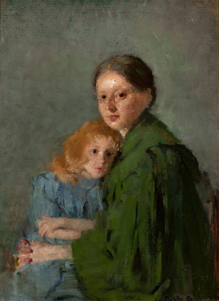 Olga Boznańska paintings: Olga Boznańska, Study of a Woman with a Girl, 1893, National Museum in Warsaw, Warsaw, Poland. Museum’s website.
