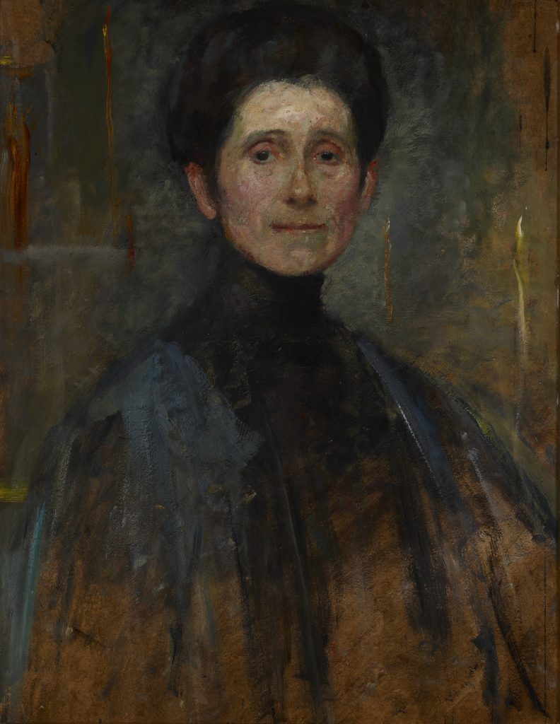 Olga Boznańska paintings: Olga Boznańska, Self-Portrait, 1906, National Museum in Kraków, Kraków, Poland. Museum’s website.
