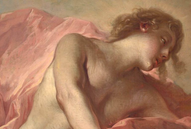 the setting of the sun: François Boucher, The Setting of the Sun, 1752, Wallace Collection, London, UK. Detail.

