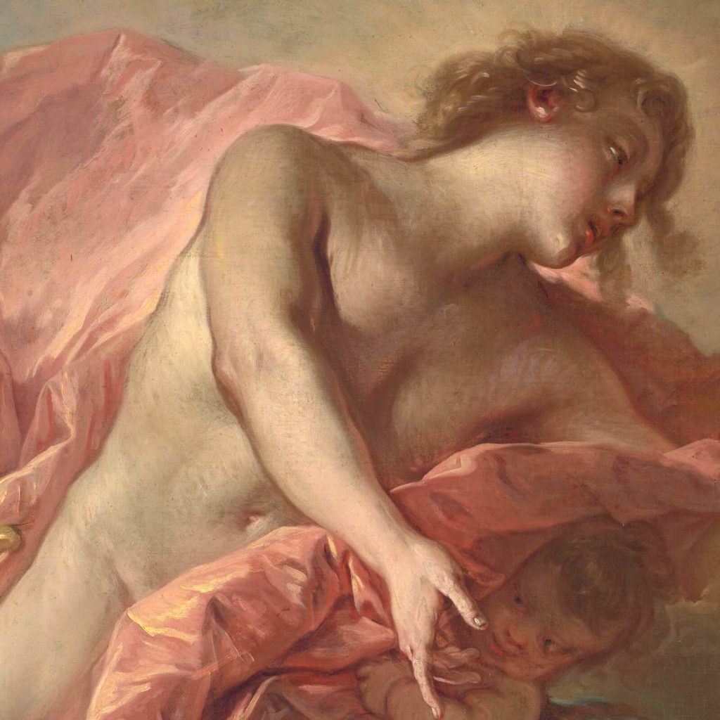 the setting of the sun: François Boucher, The Setting of the Sun, 1752, Wallace Collection, London, UK. Detail.
