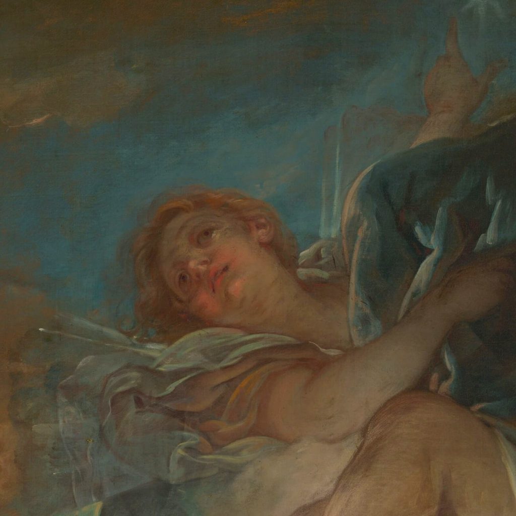the setting of the sun: François Boucher, The Setting of the Sun, 1752, Wallace Collection, London, UK. Detail.
