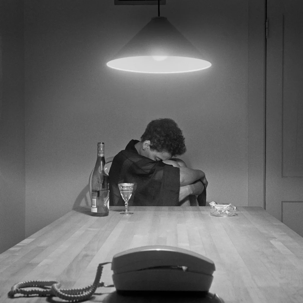 Carrie Mae Weems: Carrie Mae Weems, Kitchen Table Series: Untitled (Woman and Phone), 1990. Artist’s website.
