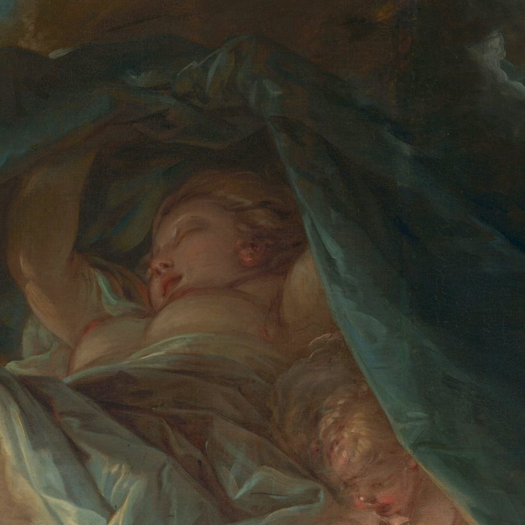 the setting of the sun: François Boucher, The Setting of the Sun, 1752, Wallace Collection, London, UK. Detail.
