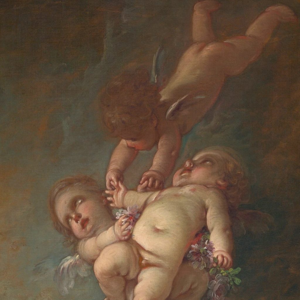 the setting of the sun: François Boucher, The Setting of the Sun, 1752, Wallace Collection, London, UK. Detail.
