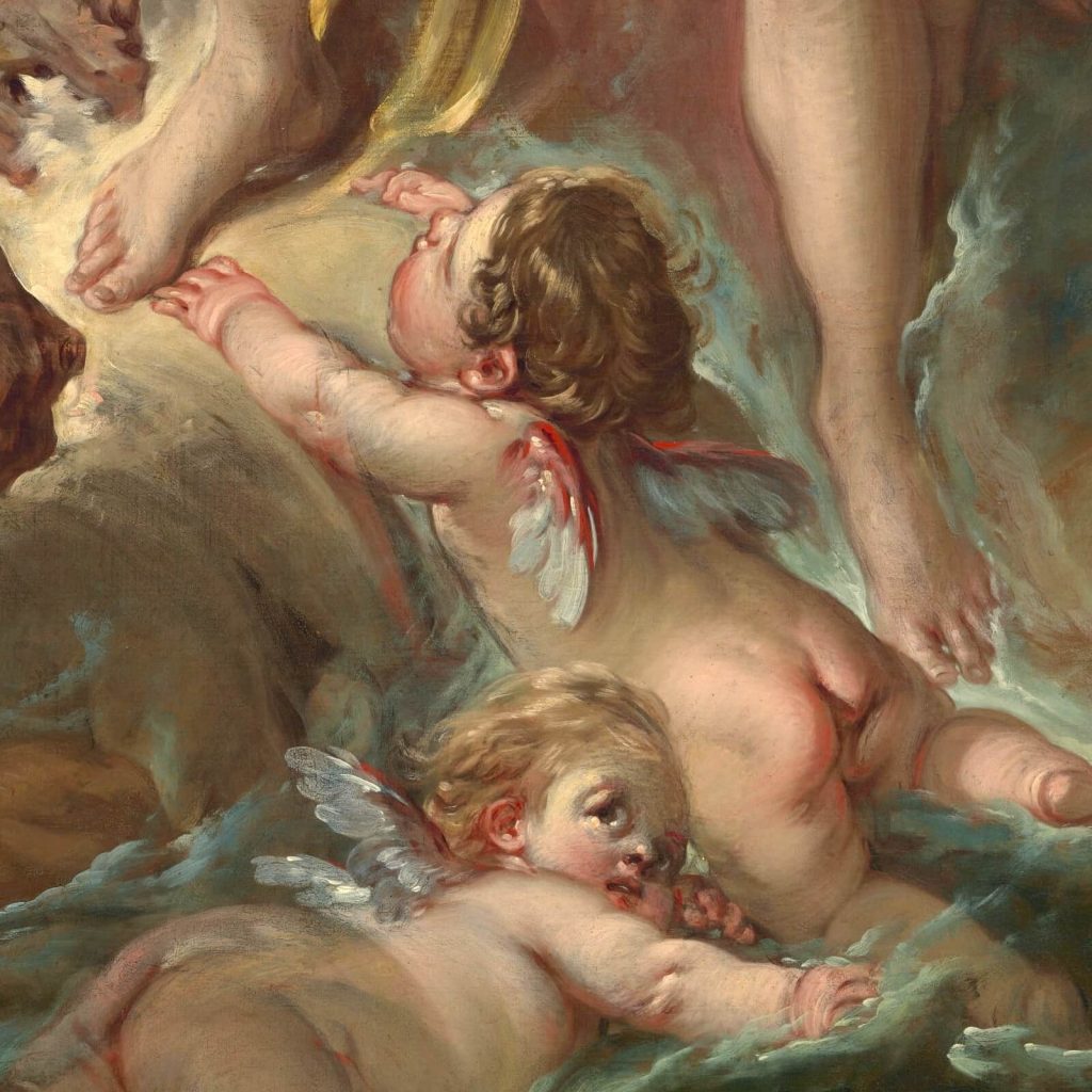 the setting of the sun: François Boucher, The Setting of the Sun, 1752, Wallace Collection, London, UK. Detail.

