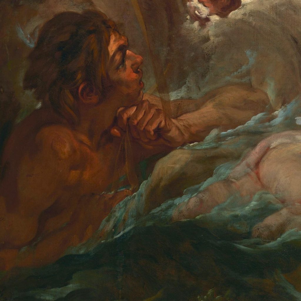 the setting of the sun: François Boucher, The Setting of the Sun, 1752, Wallace Collection, London, UK. Detail.
