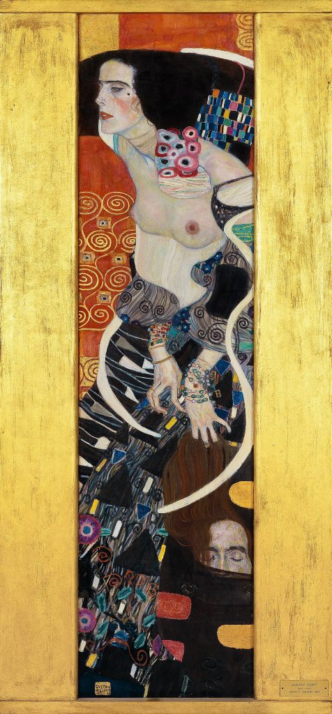 salome art: Gustav Klimt, Judith II (Salome), 1909, Ca’ Pesaro, Venice, Italy.
