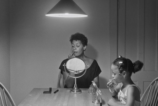 Carrie Mae Weems, Kitchen Table Series: Untitled (Woman and Daughter with Make-up), 1990.