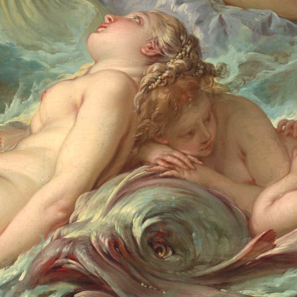the setting of the sun: François Boucher, The Setting of the Sun, 1752, Wallace Collection, London, UK. Detail.
