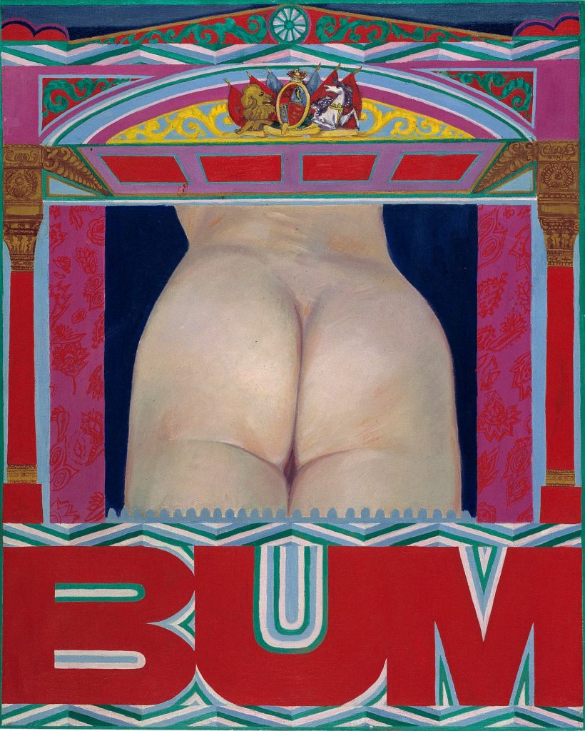 pop art women: Pauline Boty, BUM, 1966. The Guardian.
