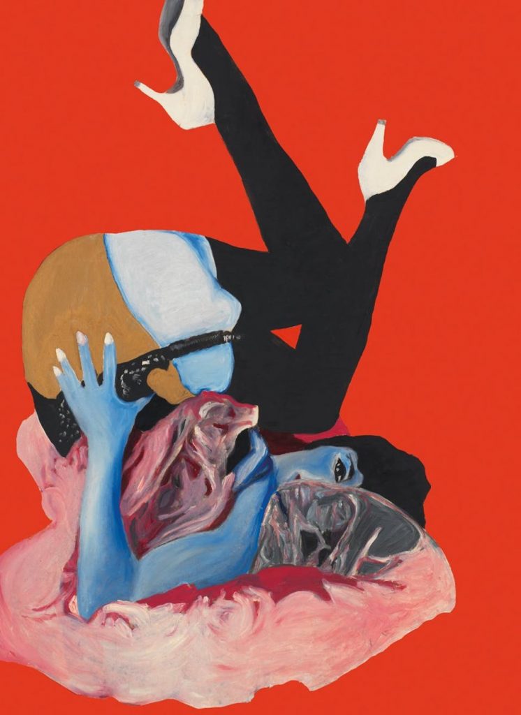 pop art women: Rosalyn Drexler, Self-Portrait, 1964, private collection of Beth Rudin DeWoody. © 2016 Rosalyn Drexler / Artists Rights Society (ARS), Garth Greenan Gallery, New York City, NY, USA.
