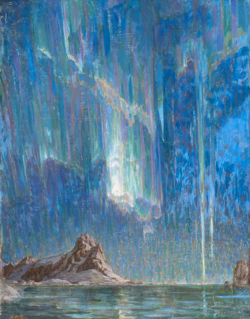 self-taught artists: 10 Famous Self-Taught Artists: Anna Boberg, Northern Lights. Study from North Norway, Nationalmuseum, Stockholm, Sweden. Museum’s website.
