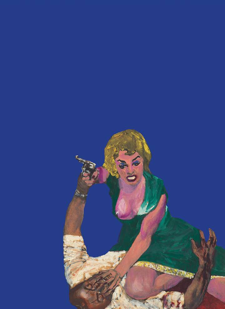 pop art women: Rosalyn Drexler, Self-Defense, 1963, Garth Greenan Gallery, New York City, NY, USA.
