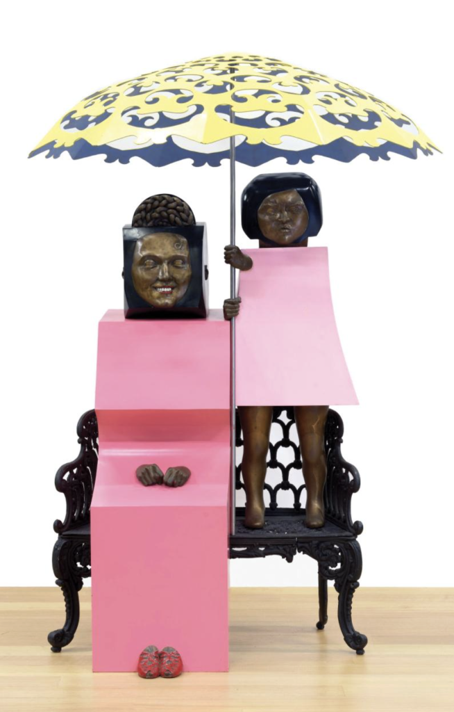 pop art women: Marisol Escobar, Mi Mama Y Yo, 1968. National Endowment for the Humanities
