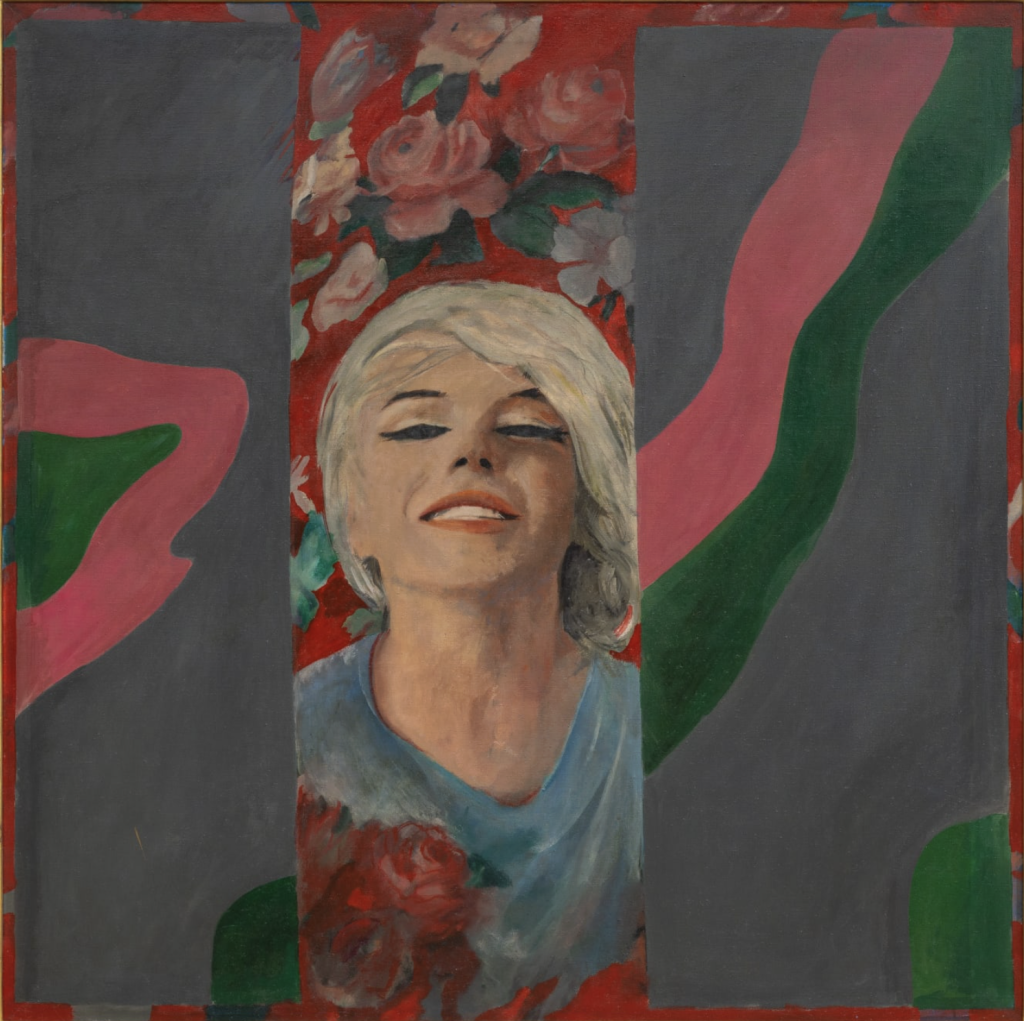 pop art women: Pauline Boty, Colour Her Gone, 1962. Gazelli Art House.
