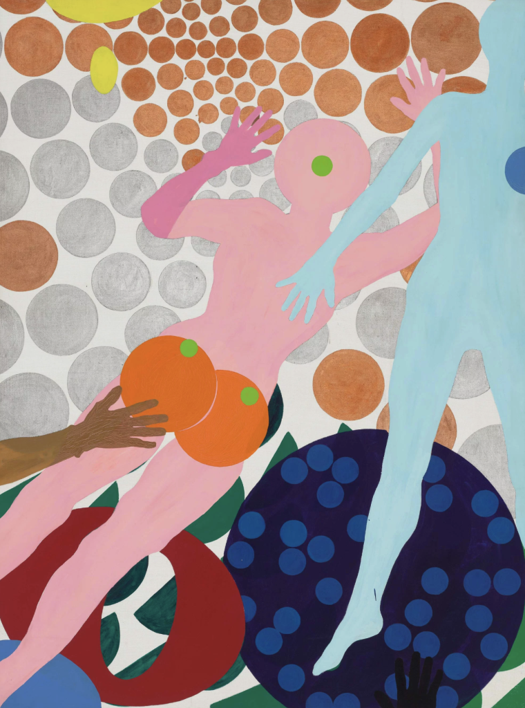 pop art women: Kiki Kogelnik, Outer Space, 1964. © Kiki Kogelnik Foundation. Pace Gallery.
